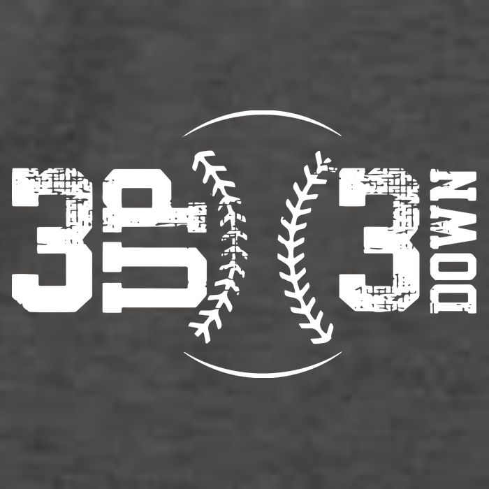 3 UP 3 Down Baseball Vector Backpack