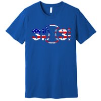 3 Up 3 Down Patriotic Baseball Softball Us Flag Gift Idea Cute Gift Premium T-Shirt