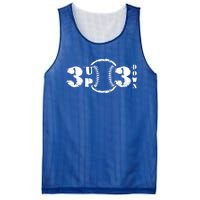 3 Up 3 Down Softball Outfit Three Up Tree Down Baseball Funny Gift Mesh Reversible Basketball Jersey Tank