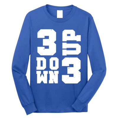 3 Up 3 Down Three Up Three Down Summer Vintage Baseball Tees Gift Long Sleeve Shirt