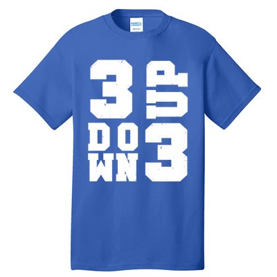 3 Up 3 Down Three Up Three Down Summer Vintage Baseball Tees Gift Tall T-Shirt