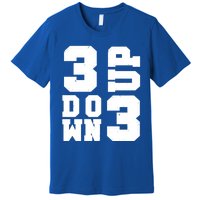 3 Up 3 Down Three Up Three Down Summer Vintage Baseball Tees Gift Premium T-Shirt