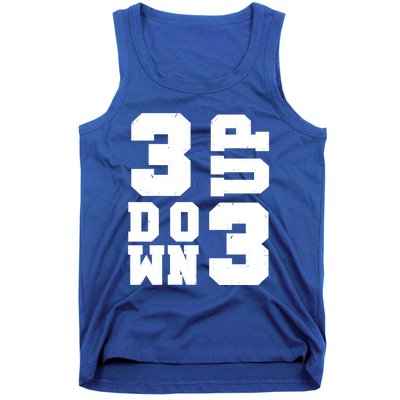 3 Up 3 Down Three Up Three Down Summer Vintage Baseball Tees Gift Tank Top