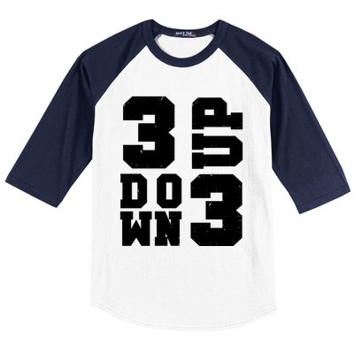 3 Up 3 Down Three Up Three Down Summer Vintage Baseball Tees Gift Baseball Sleeve Shirt