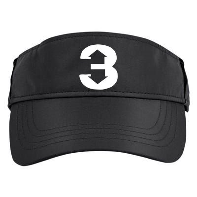 3 Up 3 Down Gift Baseball Player Gift Sport Lover Gift Adult Drive Performance Visor