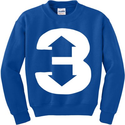 3 Up 3 Down Gift Baseball Player Gift Sport Lover Gift Kids Sweatshirt