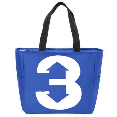 3 Up 3 Down Gift Baseball Player Gift Sport Lover Gift Zip Tote Bag