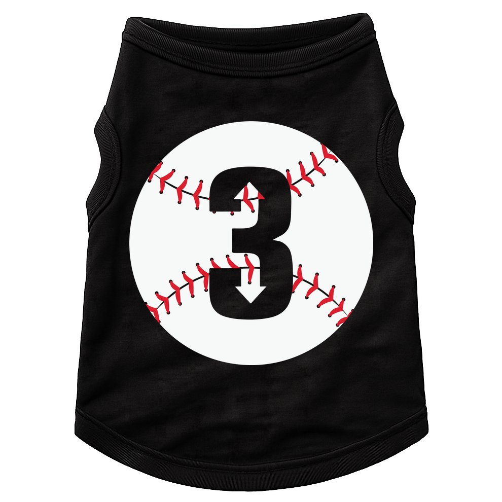 3 UP 3 Down Baseball Gift For Player Sport Team Doggie Tank