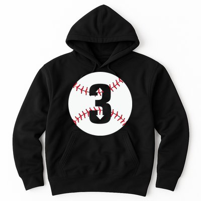 3 UP 3 Down Baseball Gift For Player Sport Team Hoodie