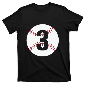 3 UP 3 Down Baseball Gift For Player Sport Team T-Shirt