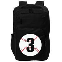 3 UP 3 Down Baseball Gift For Player Sport Team Impact Tech Backpack