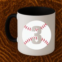 3 UP 3 Down Baseball Gift For Player Sport Team Mug