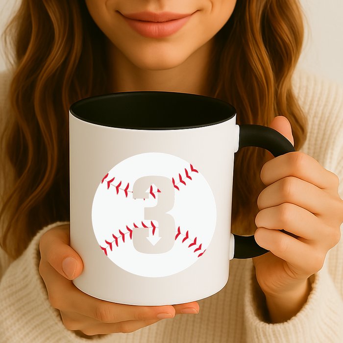 3 UP 3 Down Baseball Gift For Player Sport Team Mug