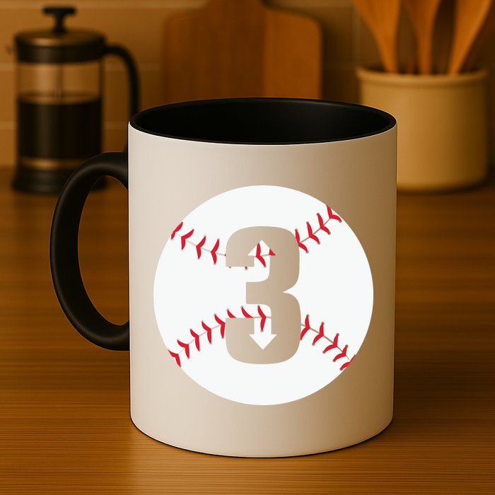 3 UP 3 Down Baseball Gift For Player Sport Team Mug