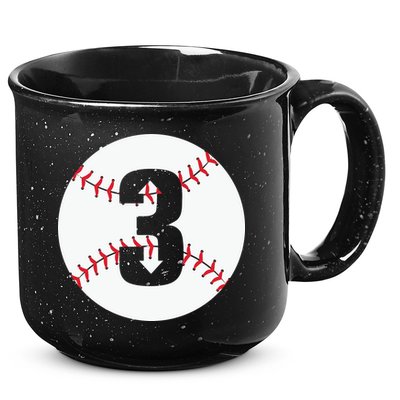 3 UP 3 Down Baseball Gift For Player Sport Team 15oz Campfire Ceramic Mug