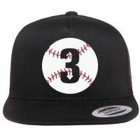 3 UP 3 Down Baseball Gift For Player Sport Team Flat Bill Trucker Hat