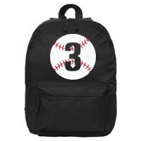3 UP 3 Down Baseball Gift For Player Sport Team 16 in Basic Backpack