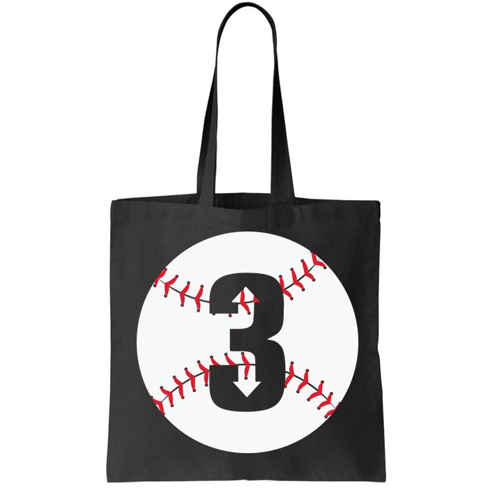 3 UP 3 Down Baseball Gift For Player Sport Team Bag