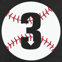 3 UP 3 Down Baseball Gift For Player Sport Team 25L Jumbo Tote