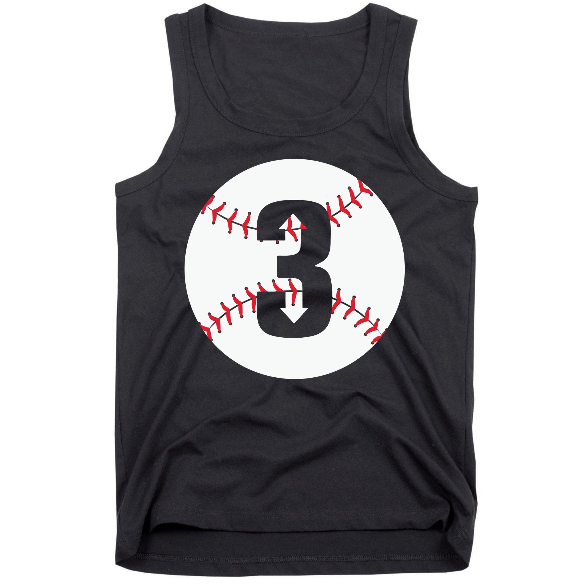 3 UP 3 Down Baseball Gift For Player Sport Team Tank Top