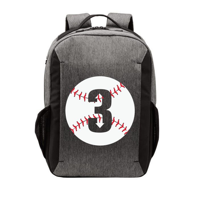 3 UP 3 Down Baseball Gift For Player Sport Team Vector Backpack