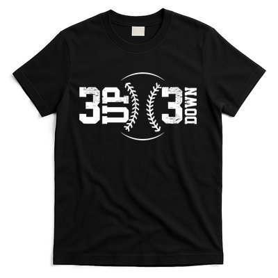 3 UP 3 Down Baseball TShirt TShirt T-Shirt