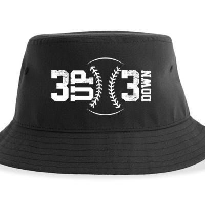 3 UP 3 Down Baseball TShirt TShirt Sustainable Bucket Hat