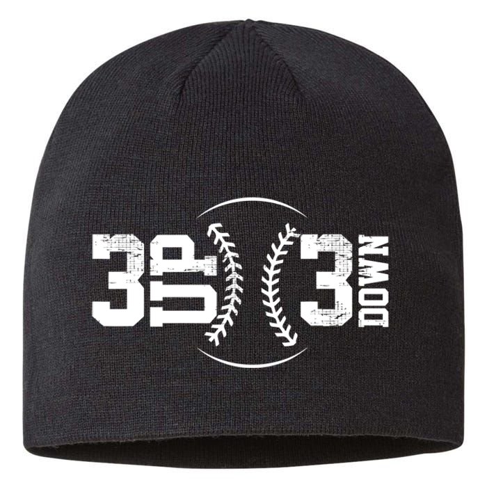 3 UP 3 Down Baseball TShirt TShirt Sustainable Beanie