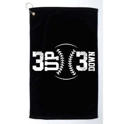 3 UP 3 Down Baseball TShirt TShirt Golf Towel