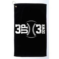 3 UP 3 Down Baseball TShirt TShirt Golf Towel