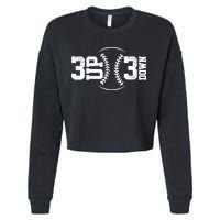 3 UP 3 Down Baseball TShirt TShirt Cropped Pullover Crew