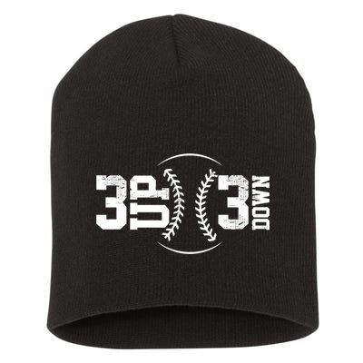 3 UP 3 Down Baseball TShirt TShirt Short Acrylic Beanie