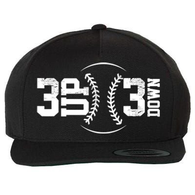 3 UP 3 Down Baseball TShirt TShirt Wool Snapback Cap