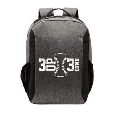 3 UP 3 Down Baseball TShirt TShirt Vector Backpack