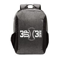 3 UP 3 Down Baseball TShirt TShirt Vector Backpack