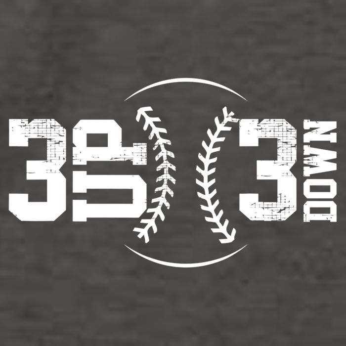 3 UP 3 Down Baseball TShirt TShirt Vector Backpack