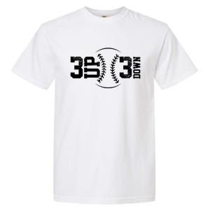 3 UP 3 Down Baseball TShirt TShirt Garment-Dyed Heavyweight T-Shirt