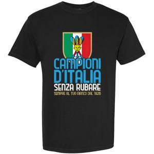 3 Volte Campioni Senza Rubare Napoli Tifosi Napoletani 1926 Garment-Dyed Heavyweight T-Shirt