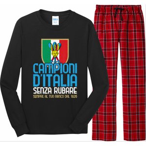 3 Volte Campioni Senza Rubare Napoli Tifosi Napoletani 1926 Long Sleeve Pajama Set