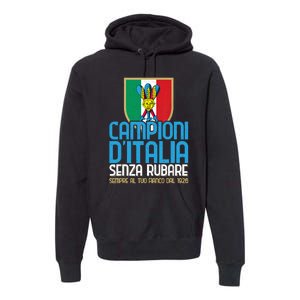 3 Volte Campioni Senza Rubare Napoli Tifosi Napoletani 1926 Premium Hoodie