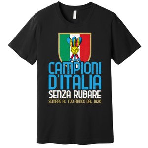 3 Volte Campioni Senza Rubare Napoli Tifosi Napoletani 1926 Premium T-Shirt