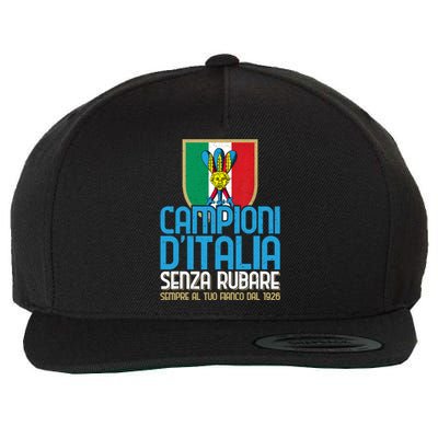 3 Volte Campioni Senza Rubare Napoli Tifosi Napoletani 1926 Wool Snapback Cap