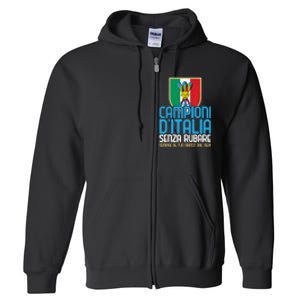 3 Volte Campioni Senza Rubare Napoli Tifosi Napoletani 1926 Full Zip Hoodie