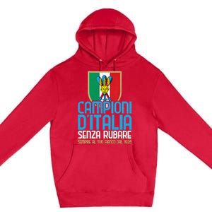 3 Volte Campioni Senza Rubare Napoli Tifosi Napoletani 1926 Premium Pullover Hoodie