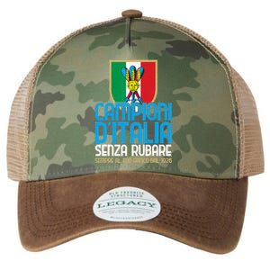 3 Volte Campioni Senza Rubare Napoli Tifosi Napoletani 1926 Legacy Tie Dye Trucker Hat