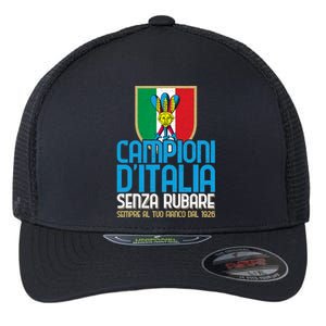 3 Volte Campioni Senza Rubare Napoli Tifosi Napoletani 1926 Flexfit Unipanel Trucker Cap