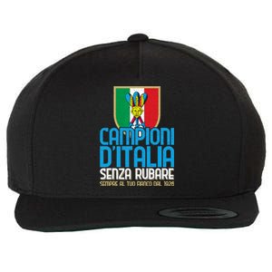 3 Volte Campioni Senza Rubare Napoli Tifosi Napoletani 1926 Wool Snapback Cap