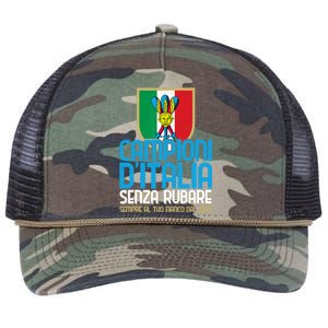 3 Volte Campioni Senza Rubare Napoli Tifosi Napoletani 1926 Retro Rope Trucker Hat Cap