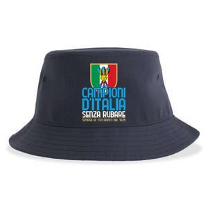 3 Volte Campioni Senza Rubare Napoli Tifosi Napoletani 1926 Sustainable Bucket Hat