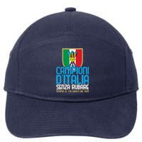 3 Volte Campioni Senza Rubare Napoli Tifosi Napoletani 1926 7-Panel Snapback Hat